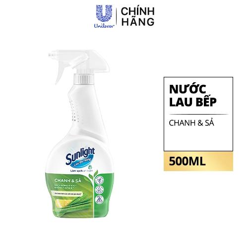 SUNLIGHT Nước Lau Đa Năng Chanh & Sả 500ml/12 chai