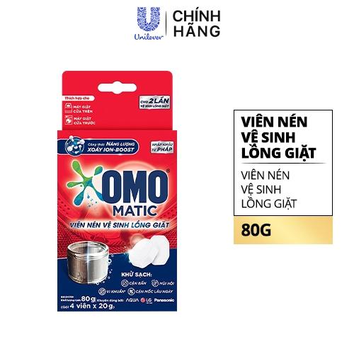 OMO Viên Nén Vệ Sinh Lồng Giặt 80g/48 hộp