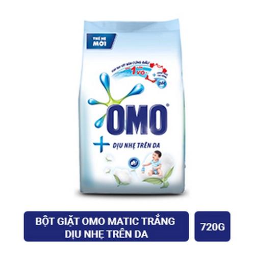 OMO BG Dịu nhẹ trên da 720g/18 Gói