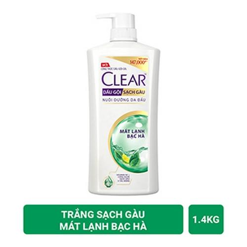 Clear dầu gội mát lạnh bạc hà 1.4kg/6 chai