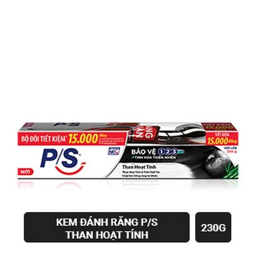 P/S KĐR Than Hoạt Tính 230g (1+BCĐR P/S T.Hoạt Tính)/24 bộ