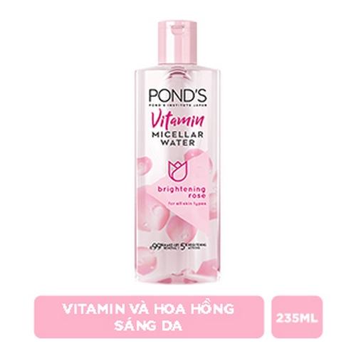 PONDS nước tẩy trang  VITAMIN BRIGHTEN ROSE 235ML/12 chai