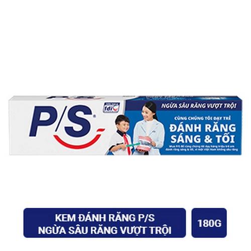 P/S KĐR Ngừa Sâu Răng Vượt Trội 180g/36 ống