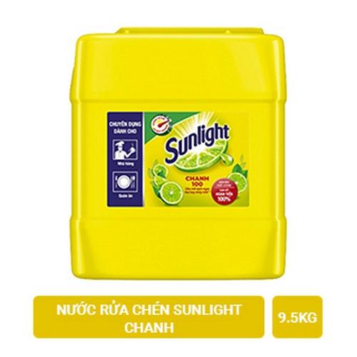 SUNLIGHT nước rửa chén chanh 9.5kg/1 can