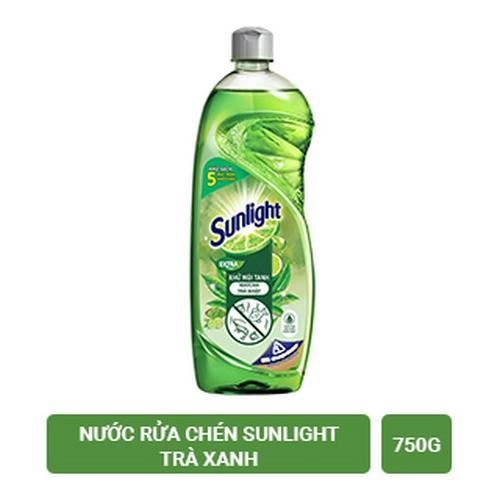 SUNLIGHT nước rửa chén trà xanh 750g/15 chai