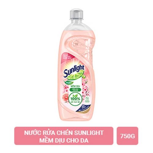 SUNLIGHT nước rửa chén mềm dịu 750gr/15 chai