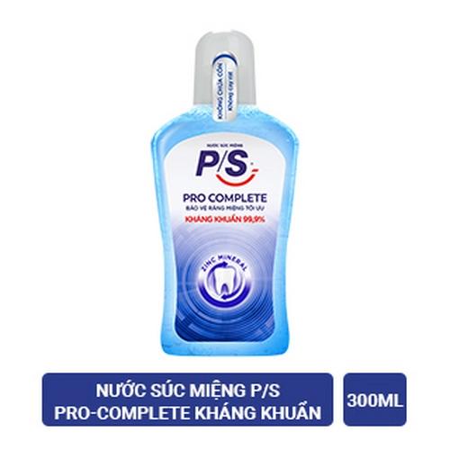 P/S Nước Súc Miệng Pro-Complete 300ml/20 chai