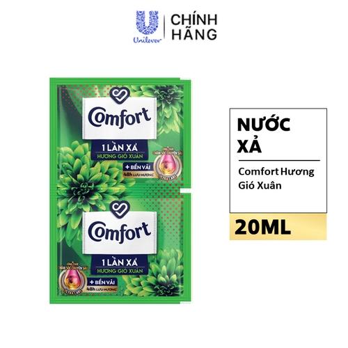 COMFORT đậm đặc 1 lần xả hương gió xuân 10x20ml/30 dây