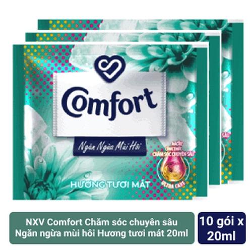 COMFORT ngăn ngừa mùi hôi-hương tươi mát 10x20ml/30 dây