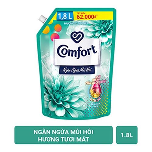 COMFORT ngăn ngừa mùi hôi-hương tươi mát 1800ml/4 túi