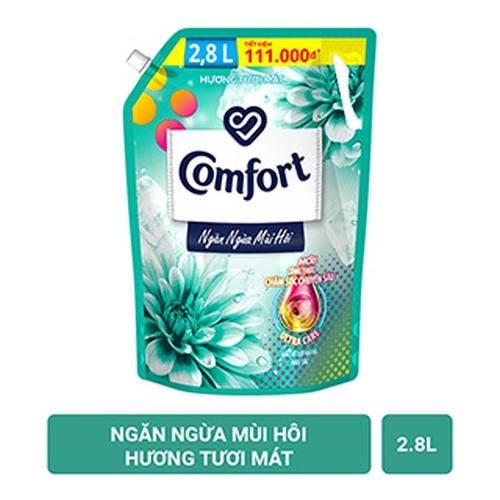 COMFORT ngăn ngừa mùi hôi-hương tươi mát 2800ml/4 túi