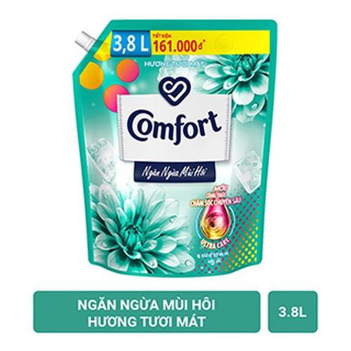 COMFORT ngăn ngừa mùi hôi-hương tươi mát 3800ml/4 túi