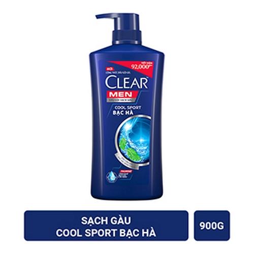 CLEAR men dầu gội mát lạnh bạc hà 900g/8 chai