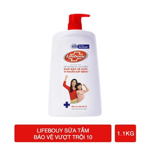 LIFEBUOY sữa tắm vượt trội 10 1.1kg/6 chai