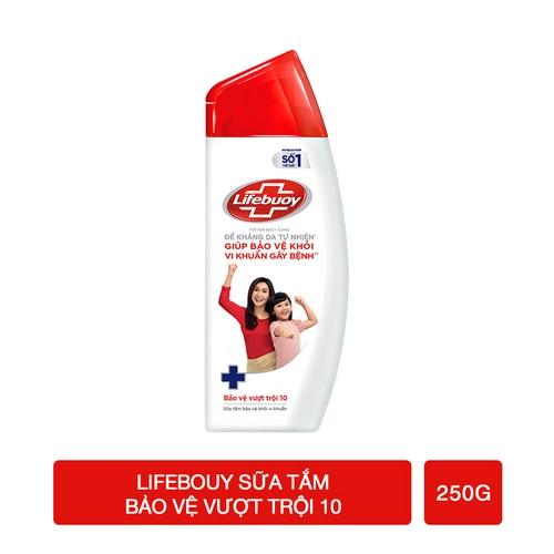 LIFEBUOY sữa tắm bảo vệ vượt trội 10 250g/24 chai