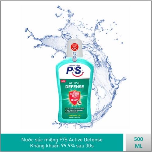 P/S Nước Súc Miệng Active Defense 500ml/12 chai