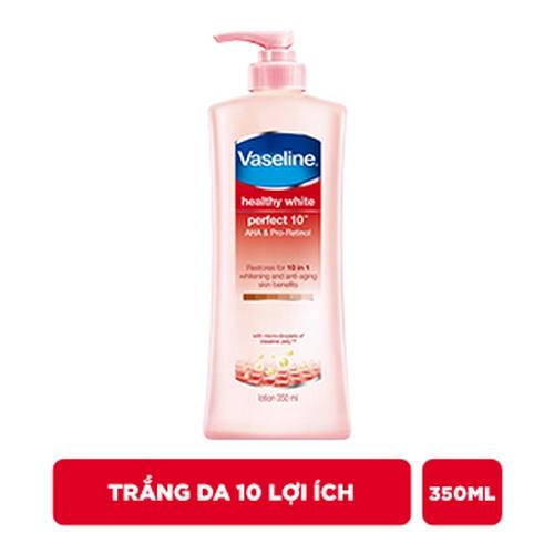 VASELINE sdt trắng da 10 lợi ích 350ml/12 chai