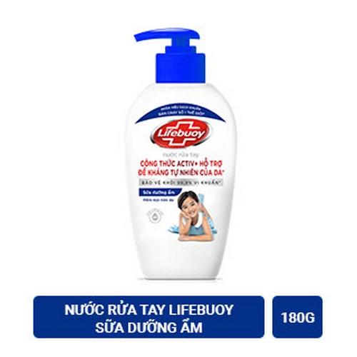 LIFEBUOY nước rửa tay sữa dưỡng ẩm 180g/36 chai