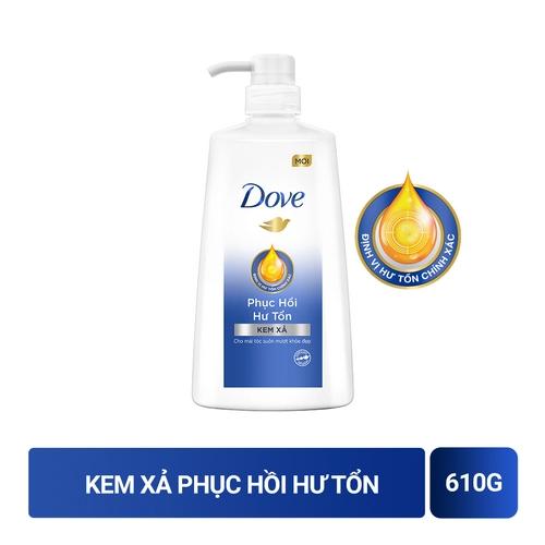 DOVE kem xả phục hồi hư tổn 610g/8 chai