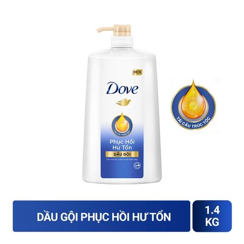 DOVE dầu gội phục hồi hư tổn 1400g/6 chai