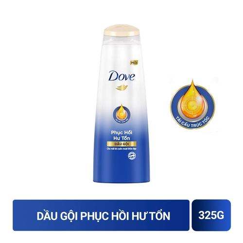 DOVE dầu gội phục hồi tóc hư tổn 325g/12 chai