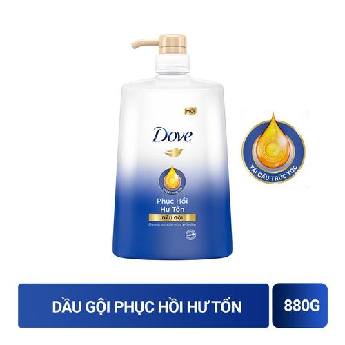 DOVE dầu gội phục hồi tóc hư tổn 880g/8 chai