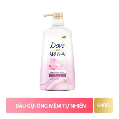 DOVE dầu gội óng mềm tự nhiên 640g/8 chai