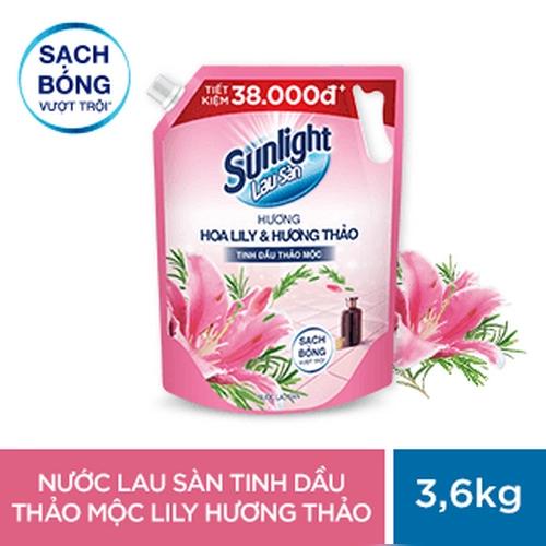 SUNLIGHT nls tinh dầu thảo mộc h.lily hương thảo 3.6kg/4 túi