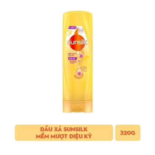 SUNSILK dầu xả mềm mượt diệu kỳ 320g/12 chai