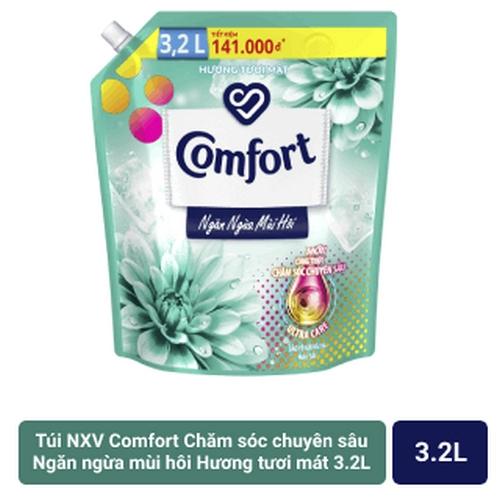 COMFORT ngăn ngừa mùi hôi-hương tươi mát 3200ml/4 túi