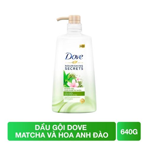 DOVE dầu gội matcha & hoa anh đào 640g/8chai