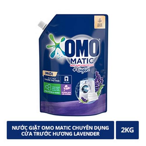 OMO Nước Giặt Khử Mùi Thơm Thư Thái Cửa Trước 2kg/4 túi