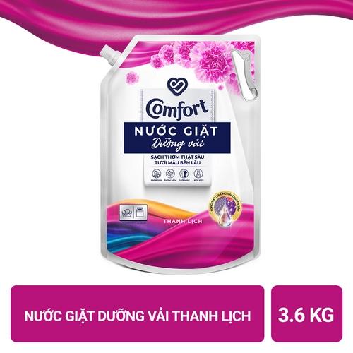 COMFORT nước giặt dưỡng vải thanh lịch 3.6kg/4 túi