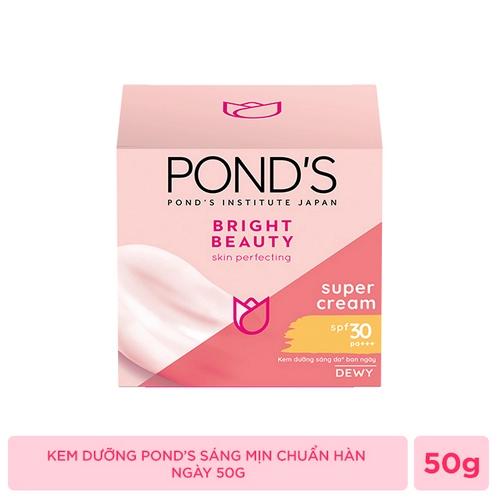 PONDS Kem Dưỡng Da Sáng Mịn Rạng Rỡ Ngày 50g/12 Hũ