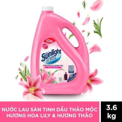 SUNLIGHT NLS Tinh dầu thảo mộc h.Lily Hương thảo 3.6kg/3 can