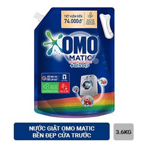 OMO Nước Giặt Bền Đẹp Cửa Trước 3.6kg/4 túi