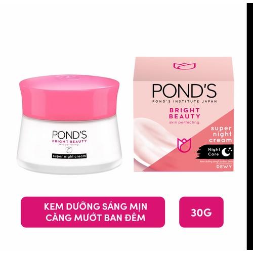 PONDS kem dưỡng trắng da trắng hồng rạng rỡ đêm 24x30g hũ