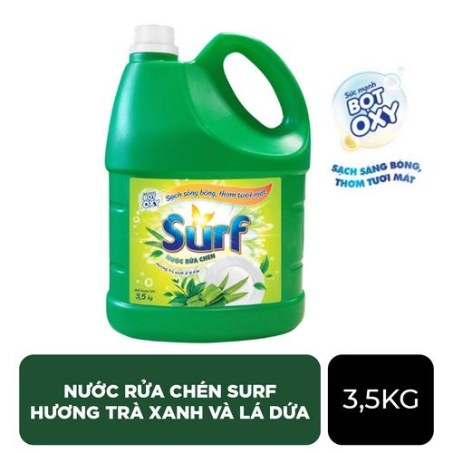 SURF NRC Hương Trà xanh&Lá dứa 3.5kg/3 can