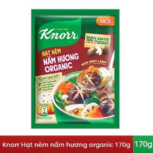 KNORR Hạt Nêm Nấm Hương Organic 170g/38 gói