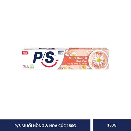 P/S KĐR Muối Hồng & Hoa Cúc 180g/36 ống