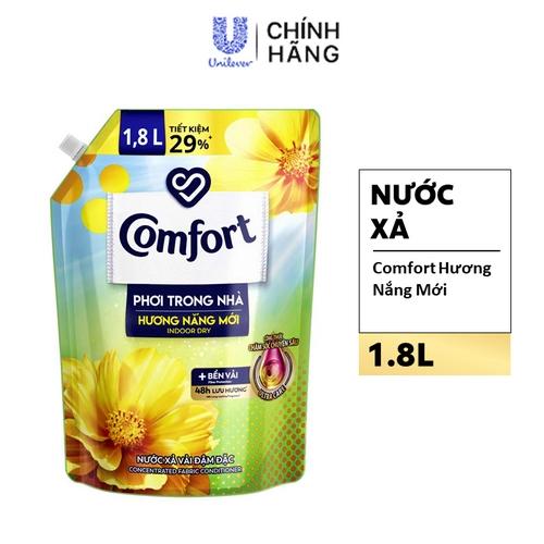 COMFORT CSCS phơi trong nhà Hương nắng mới 1.8L/4 túi