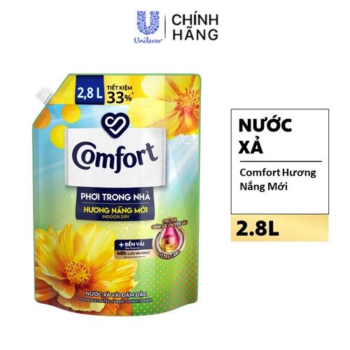 COMFORT CSCS phơi trong nhà Hương nắng mới 2.8L/4 túi