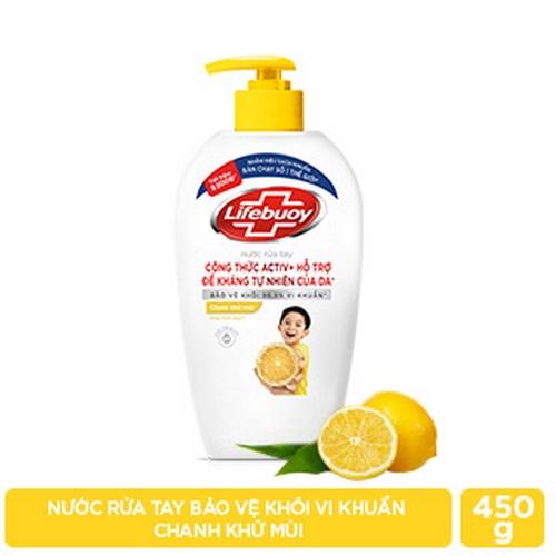 LIFEBUOY NRT Chanh Khử Mùi 450g/12 chai