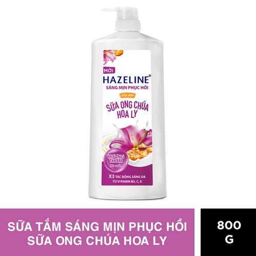 HAZELINE Sữa Tắm Sữa Ong Chúa Hoa Ly (Tím) 800g/12 chai