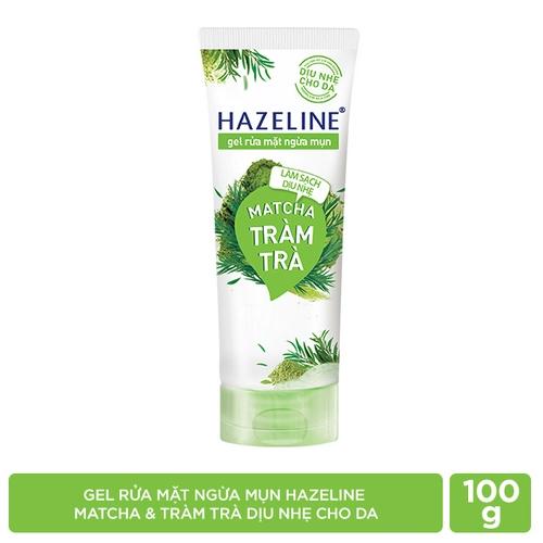 Hazeline gel rửa mặt matcha tràm trà 100g/24 tuýp