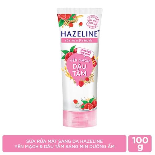 Hazeline sữa rửa mặt yến mạch & dâu tằm 100g/24 tuýp