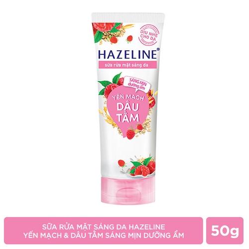 Hazeline sữa rửa mặt yến mạch & dâu tằm 50g/24 tuýp