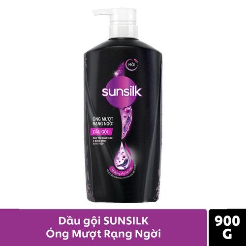 SUNSILK Dầu Gội Óng Mượt Rạng Ngời (Đen) 900g/8 Chai