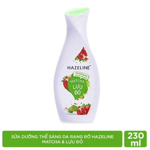 Hazeline sữa dưỡng thể matcha & lựu đỏ 230ml/24 chai