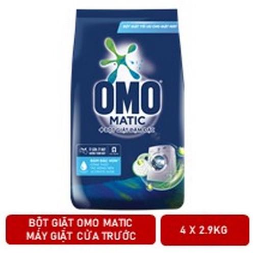 OMO Bột Giặt Máy Cửa Trước 2.9kg/4 gói